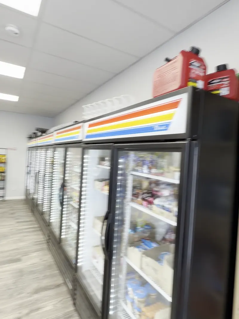 Inside a finished convenience store in Concord.